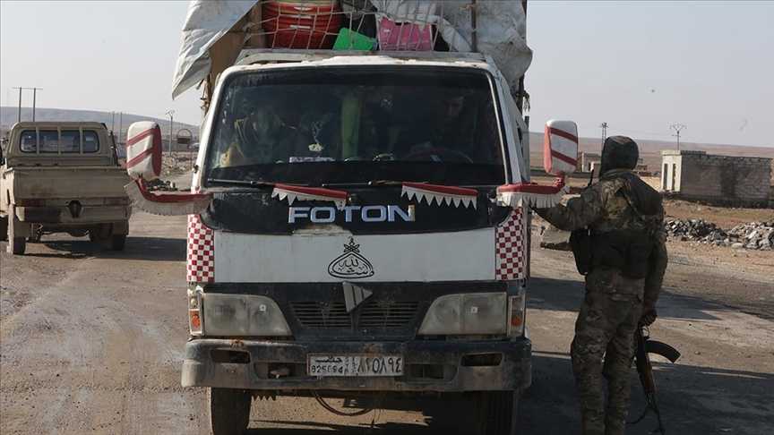 AA ekibi, Suriye ordusu ve terör örgütü YPG'nin Haseke'deki temas noktasını görüntüledi
