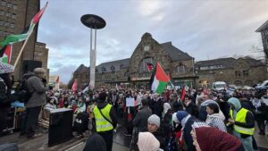 Almanya'da Aachen ve Berlin'de Filistin halkıyla dayanışma mitingi düzenlendi