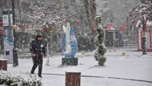 Bazı illerde kar etkili oldu