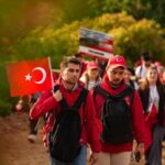 Çanakkale'de destanlaşan 57. Alay'ın kahramanları, muharebelerin 110. yılında Conkbayırı'nda anıldı