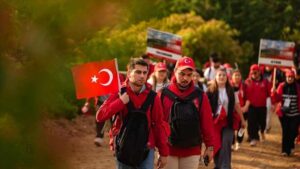 Çanakkale'de destanlaşan 57. Alay'ın kahramanları, muharebelerin 110. yılında Conkbayırı'nda anıldı