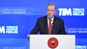 Cumhurbaşkanı Erdoğan 2023 yılı ihracatımız 255 milyar 809 milyon dolara ulaşarak Cumhuriyet tarihimizin rekorunu kırdı