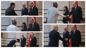 Cumhurbaşkanı Erdoğan, 5 ülkenin büyükelçisini kabul etti