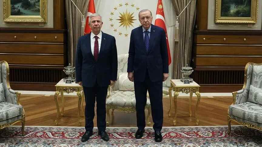 Cumhurbaşkanı Erdoğan ABB Başkanı Yavaş'ı kabul etti