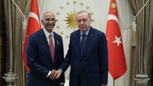 Cumhurbaşkanı Erdoğan, ABD'nin Ankara Büyükelçisi Barrack ile Temsilciler Meclisi Üyesi Issa'yı kabul etti