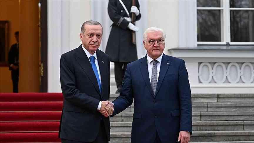 Cumhurbaşkanı Erdoğan, Almanya Cumhurbaşkanı Steinmeier ile görüştü