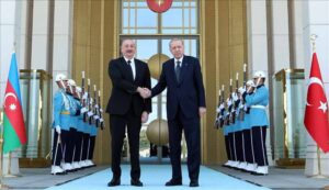 Cumhurbaşkanı Erdoğan, Azerbaycan Cumhurbaşkanı Aliyev ile bir araya geldi