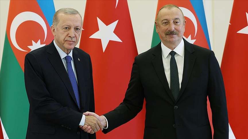 Cumhurbaşkanı Erdoğan, Azerbaycan Cumhurbaşkanı Aliyev'i seçiminde kazandığı zafer nedeniyle tebrik etti