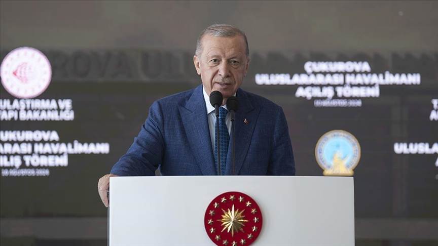 Cumhurbaşkanı Erdoğan Çukurova Uluslararası Havalimanı 3 bin kişinin istihdamına vesile olacak