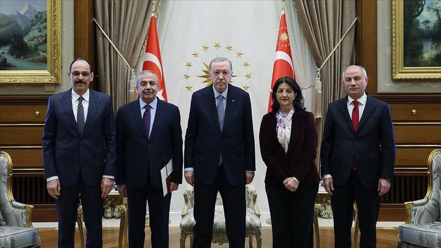 Cumhurbaşkanı Erdoğan, DEM Parti Milletvekilleri Buldan ve Önder'i kabul etti