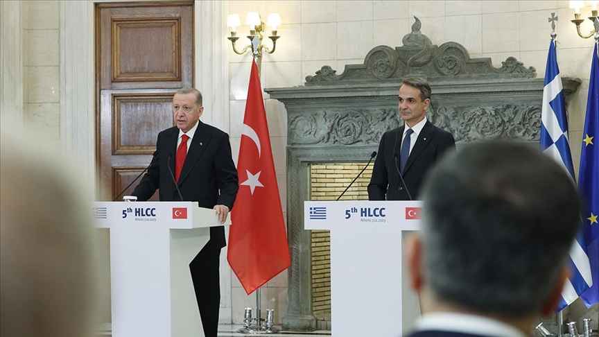 Cumhurbaşkanı Erdoğan Ege'yi barış ve işbirliği denizi haline getirelim istiyoruz