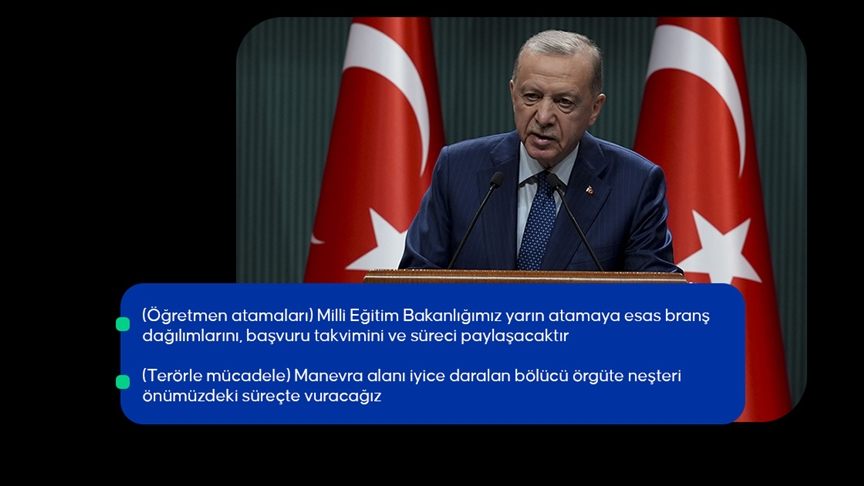 Cumhurbaşkanı Erdoğan Hamas'ın ateşkesi kabul etmesinden memnuniyet duyduk. Şimdi aynı adımı İsrail de atmalı