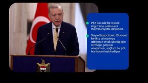 Cumhurbaşkanı Erdoğan Irak ziyaretim ve anlaşmalar Türkiye-Irak münasebetlerinde yeni bir dönüm noktası teşkil edecek