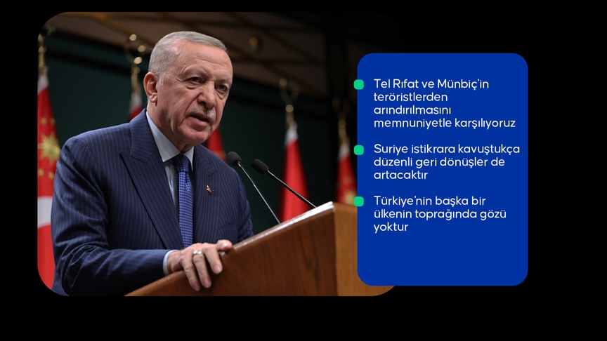Cumhurbaşkanı Erdoğan Kalbimizin bir yarısı Gaziantep, Hatay ise diğer yarısı Halep'tir, Şam'dır