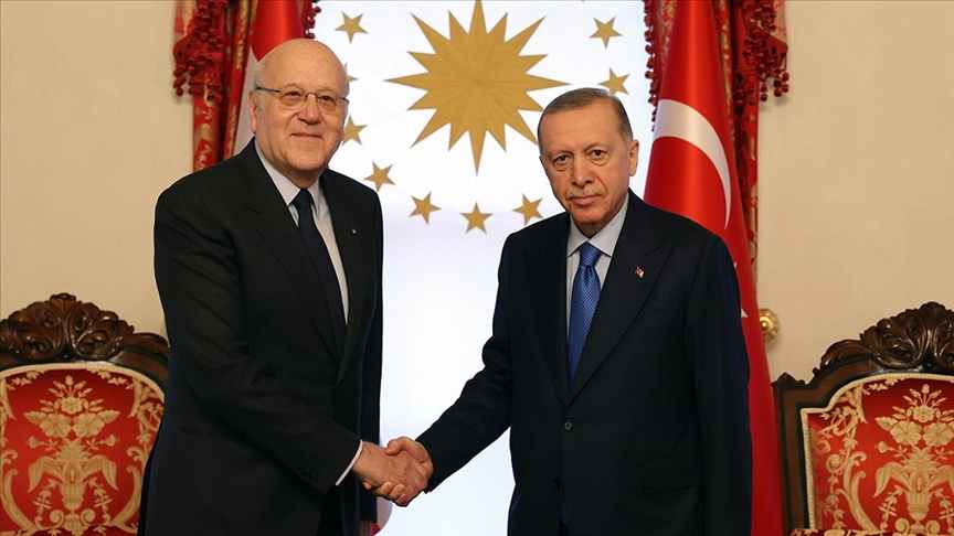 Cumhurbaşkanı Erdoğan, Lübnan Başbakanı Mikati'yi kabul etti