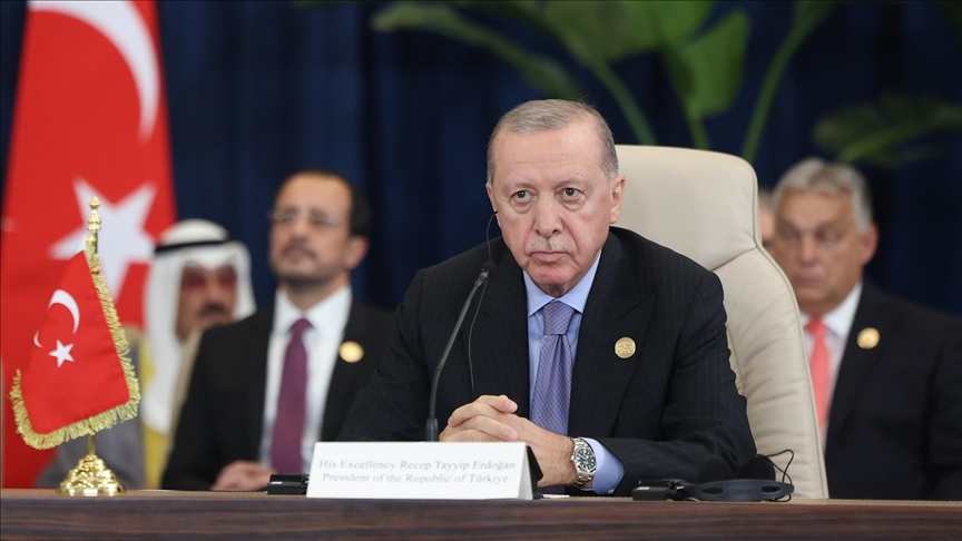 Cumhurbaşkanı Erdoğan Şarm el-Şeyh Anlaşmasının imza törenine katıldı