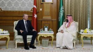 Cumhurbaşkanı Erdoğan, Suudi Arabistan Veliaht Prensi Bin Selman ile bir araya geldi