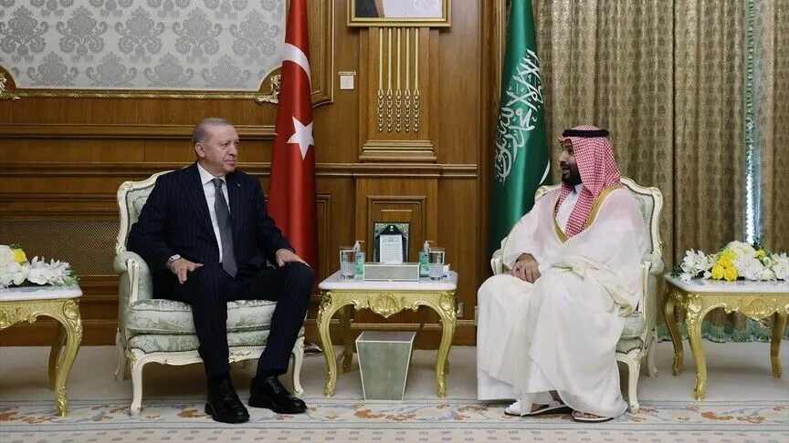 Cumhurbaşkanı Erdoğan, Suudi Arabistan Veliaht Prensi Bin Selman ile bir araya geldi