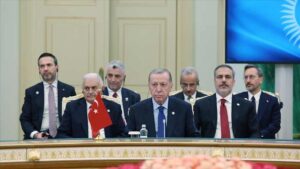 Cumhurbaşkanı Erdoğan Türk Devletleri Teşkilatı zirvesinde Gazze'de tam 28 gündür insanlığa karşı suç işlenmektedir