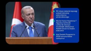 Cumhurbaşkanı Erdoğan Türkiye ekonomisine katkı yapacak yeni paketlerle iş dünyamıza destek vermeyi sürdüreceğiz