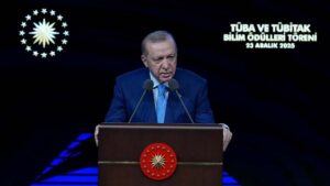Cumhurbaşkanı Erdoğan Üretmeye, geliştirmeye, yeni buluşlara imza atmaya devam edeceğiz