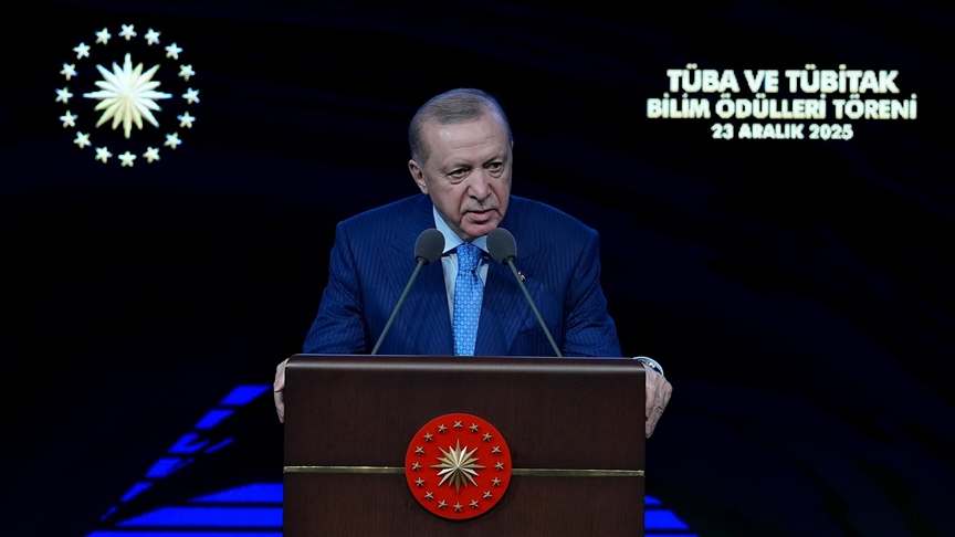 Cumhurbaşkanı Erdoğan Üretmeye, geliştirmeye, yeni buluşlara imza atmaya devam edeceğiz