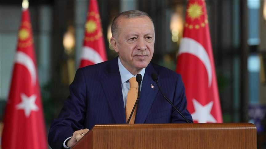 Cumhurbaşkanı Erdoğan'dan Süper Kupa'yı kazanan Fenerbahçe'ye tebrik