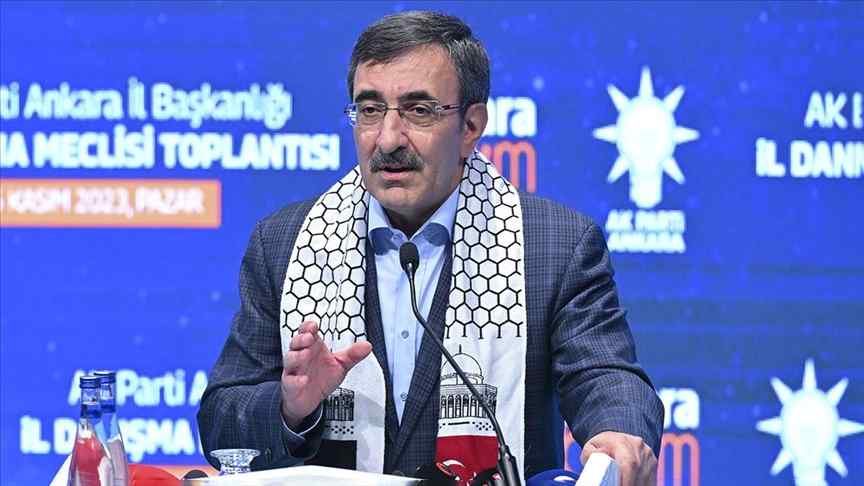 Cumhurbaşkanı Yardımcısı Yılmaz: (Gazze) Yaşananlara rağmen ateşkes çağrısı dahi yapamayan ülkeler, yönetimler var