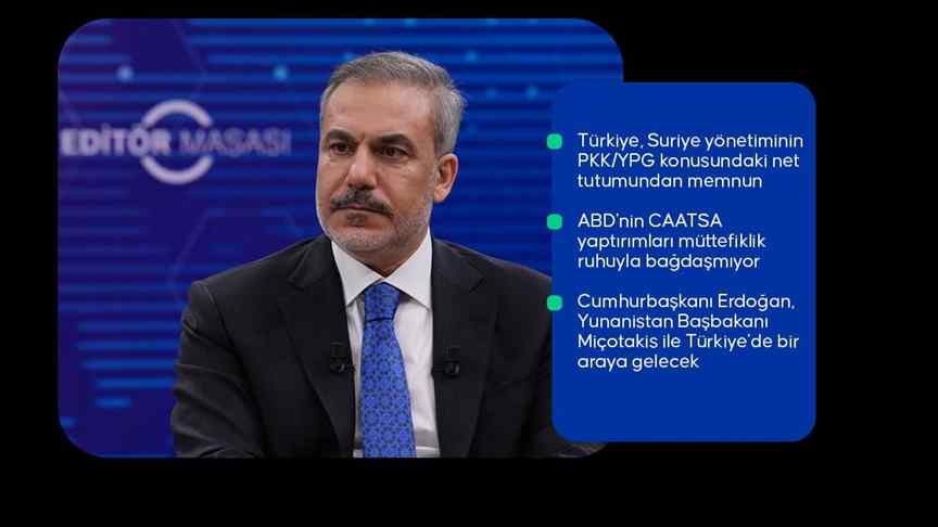 Dışişleri Bakanı Fidan Gazze halkını denklem dışı bırakmaya çalışan bütün inisiyatiflere karşıyız