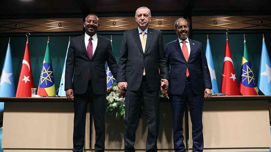 Etiyopya-Somali Ankara bildirisi Ortak refah doğrultusunda kararlılıkla ilerleme konusunda mutabık kalındı