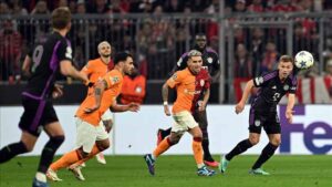 Galatasaray, Bayern Münih'e deplasmanda 2-1 yenildi