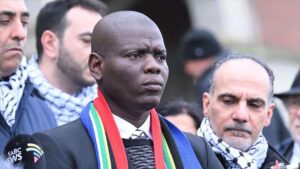Güney Afrikalı Bakan Lamola, Lahey'deki duruşmanın ardından açıklama yaptı