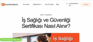 İş Sağlığı ve Güvenliği Sertifikası Nereden Alınır