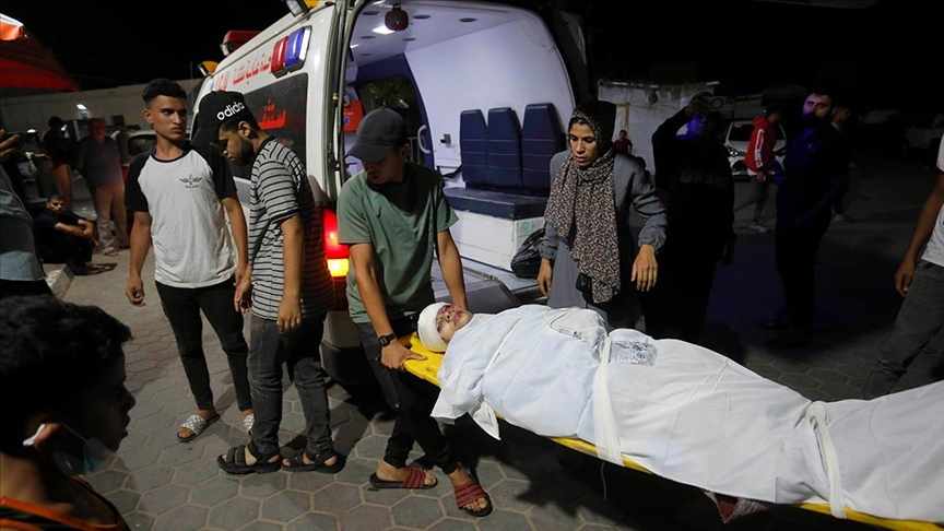 İsrail'in Gazze'deki Nusayrat kampına saldırısında 7 kişi hayatını kaybetti