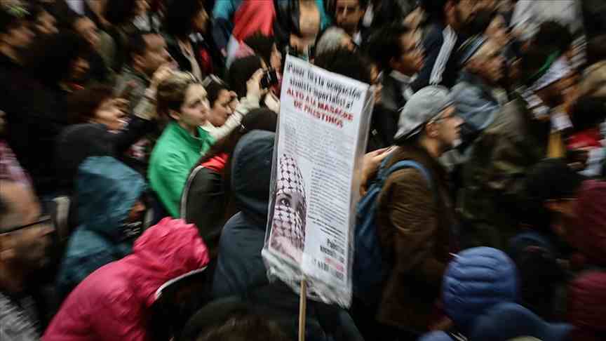 İsrail'in Gazze'ye yönelik saldırıları, Latin Amerika ülkelerinde protesto edildi