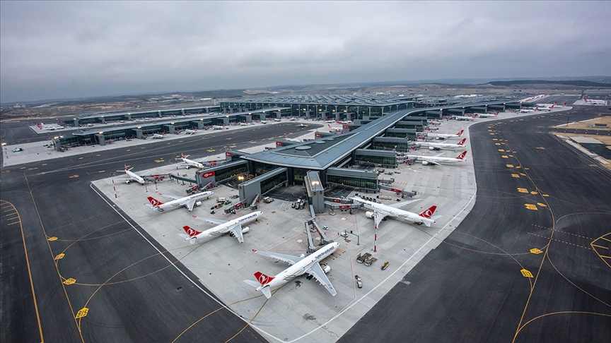 İstanbul Havalimanı günlük ortalama 1436 uçuşla Avrupa'nın en yoğun havalimanı oldu