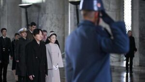 Japonya Veliaht Prensi Fumihito ve Veliaht Prensesi Kiko, Anıtkabir'i ziyaret etti