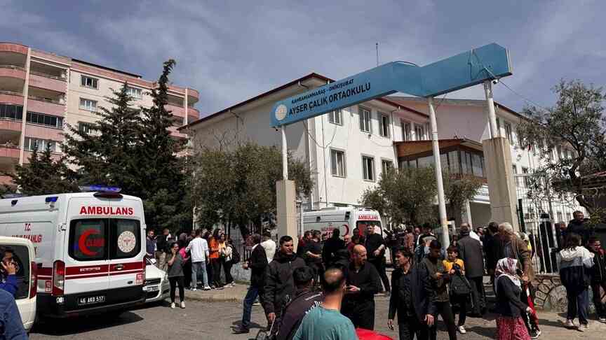 Kahramanmaraş'ta okulda silahlı saldırı