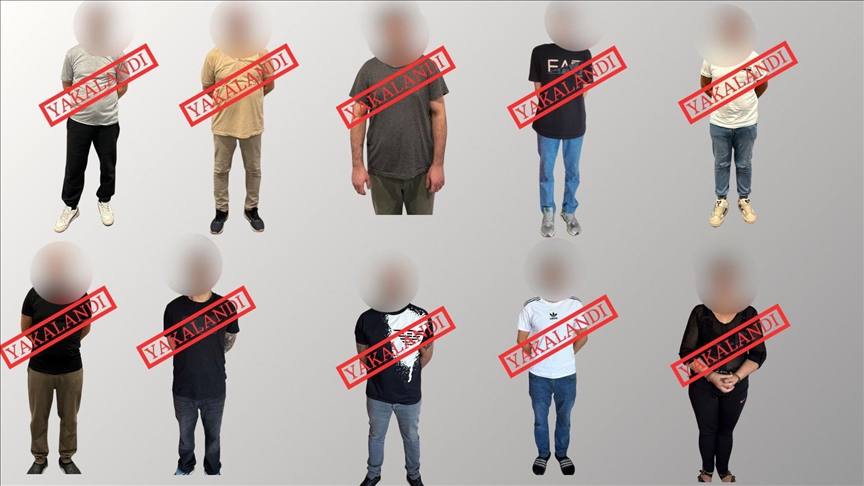 Kırmızı bültenle ve ulusal seviyede aranan 10 suçlu Türkiye'ye getirildi