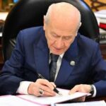 MHP Genel Başkanı Devlet Bahçeli’den “çerçeve yasa” imzası