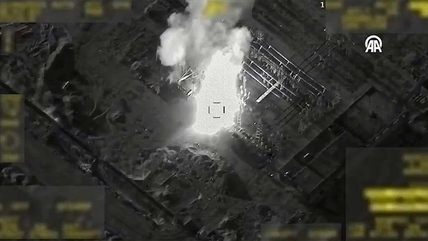MİT, Suriye'de terör örgütü PKKYPG'ye ait 23 hedefi imha etti