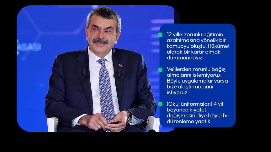 Milli Eğitim Bakanı Tekin Bu yılı, 'Her çocuğumuz bir fidan, ilk dersimiz Yeşil Vatan' mottosuyla başlatacağız