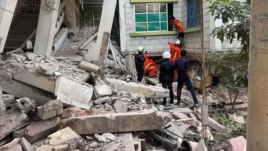 Myanmar'daki depremlerde can kaybı 1644'e ulaştı