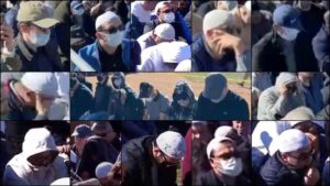 Ölen FETÖ elebaşı Gülen için gelen örgüt mensupları arasında yüz gizleme çabaları dikkati çekti