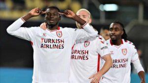 Samsunspor, deplasmanda tur avantajını kaptı
