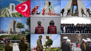 Şehitler Abidesi'nde Çanakkale Kara Savaşları'nın 110. yılı töreni düzenlendi