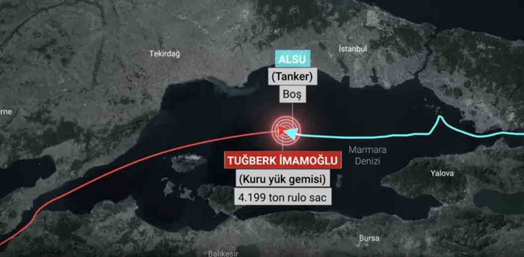 Silivri açıklarında iki geminin çarpıştığı kazaya ilişkin ön bilirkişi raporu hazırlandı