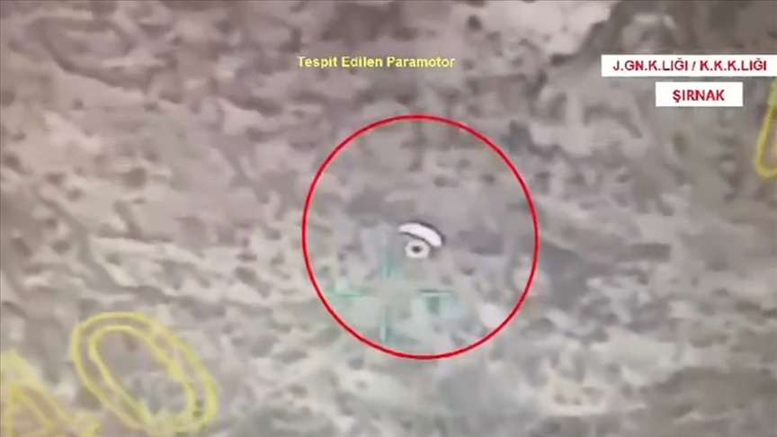 Şırnak'ta paramotorla saldırı hazırlığındayken etkisiz hale getirilen 4 teröristin kimlikleri belirlendi