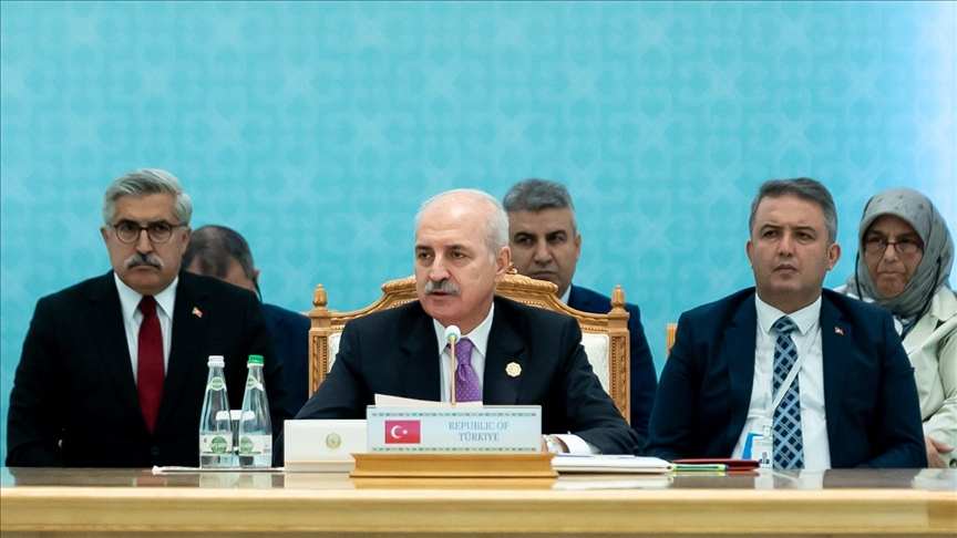TBMM Başkanı Kurtulmuş Dünyanın gözü önünde Filistin halkı bir soykırıma tabi tutulmaktadır