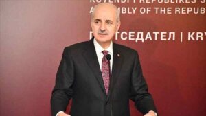 TBMM Başkanı Kurtulmuş Suriye'de barışın tesisi için Türkiye üzerine düşen her türlü sorumluluğu yerine getirecektir